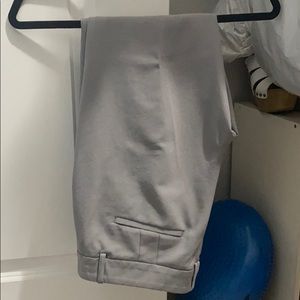 Gray Express Editor Work Pants